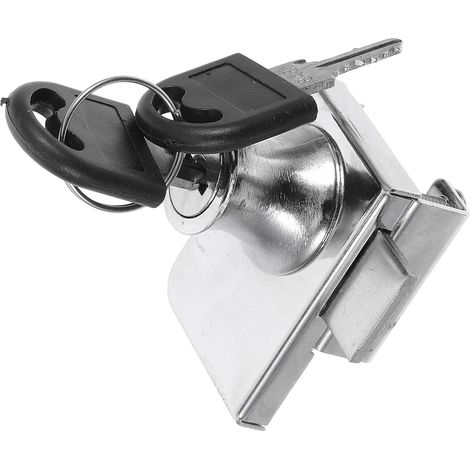 Serrure pour porte coulissante en verre, ensemble de verrouillage (1/5)