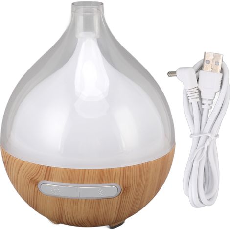 Difusor De Aromaterapia - Humidificador Silencioso 35 Db - Luz Nocturna Led De 7 Colores - Capacidad 80 Ml - Alimentación Usb (1/5)