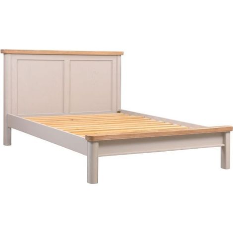 Bologna Painted 5 Ft Panel Bed - L169 x W219 x H105 cm - Oak