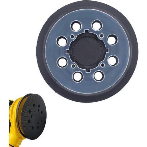 125mm sanding pad for Dewalt, 5-inch 8-hole sanding pad for DWE6421, 6421K, DWE6423, 6423K, DCW210B, DWE64233 and N329079, hook and loop replacement pad (1/4)