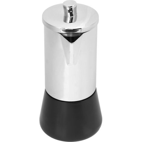 Cafetière à Induction Moka Italienne en Acier Inoxydable 300ml - 6 Tasses pour Maison