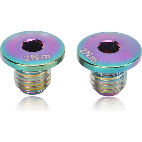 Boulon de couvercle de cylindre d'huile en alliage de titane pour freins hydrauliques de vélo M7000 M8000 M9000 M9020, vis de levier de frein colorée (1/5)