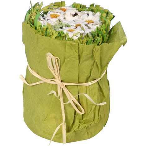 Composizione floreale in carta bianca (1/3)