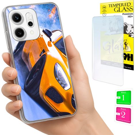 Schutzhülle für Oppo Reno 14F / 14 FS 5G: Fotoschutzhülle, Rückseite + 9H-Glas (1/5)