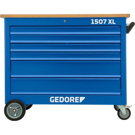 Rollwerkbank 6 extra breite Schubladen 1507 XL 40200 GEDORE (1/5)