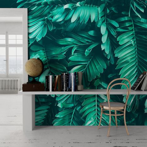 Papier Peint Feuillage - Palmes Exotiques - 150 x 250 cm (1/2)