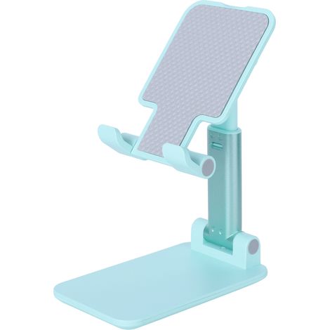 Support de téléphone portable pliable et rétractable, multifonctionnel, pour tablette, idéal pour regarder des séries et jouer à des jeux vidéo (vert). (1/5)