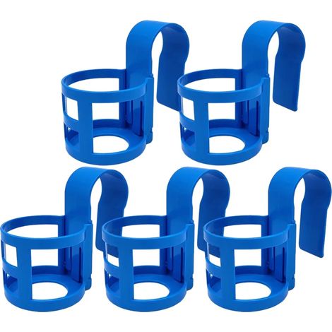 Portabicchiere da piscina, in plastica resistente, facile installazione, 5 pezzi - 1 (1/2)