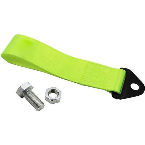 Sangle de remorquage de récupération améliorée, sangle de remorquage en nylon 4400 lb pour les situations d'urgence, corde de remorquage (1/5)