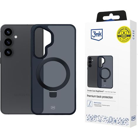 Samsung Galaxy S25+ - Funda Mag&Stand color humo de 3mk (1/5)