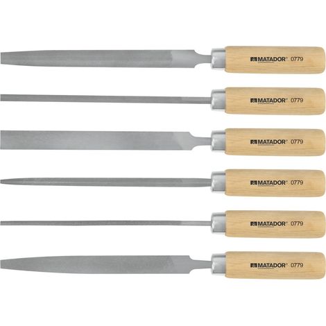 MATADOR, Set di lime, 6 pz. 150 mm, 0779 0001