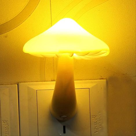 Pilzförmige Leuchte, Nachtlichtsteuerung, energiesparende LED, Induktion, Netzteil-Nachtlicht.