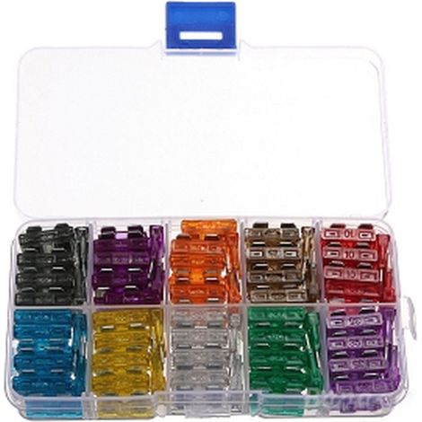 Set 100 Fusibles Coche 10 Valores Diferentes de 2A,3A,5A,7.5A,10A,15A,20A,25A,30A,35A (1/5)