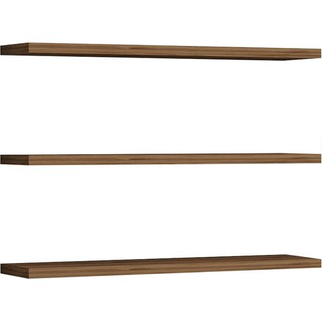 Mensola da parete, mensola portaoggetti Shelf Noce (1/5)