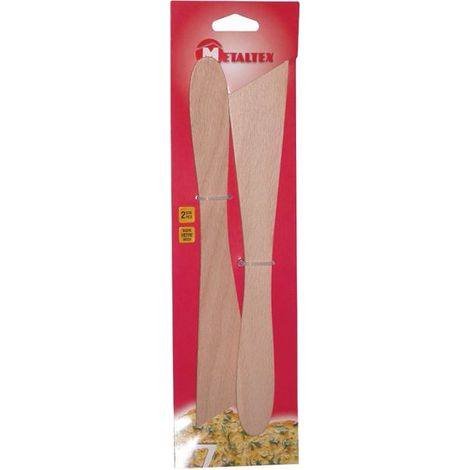 METALTEX - Spatule bois 30cm en lot de 2 589704