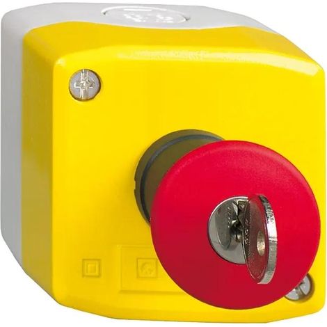 Pulsantiera XAL-K - funzione arresto di emergenza - 1 NO + 1 NC - XALK188E