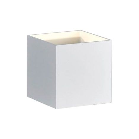 Applique da Interno a LED in Metallo Bianco Opaco (1/2)
