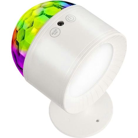 Multifunktionales Ambiente-Nachtlicht, 3 einstellbare Farben, weiße LED (1/5)