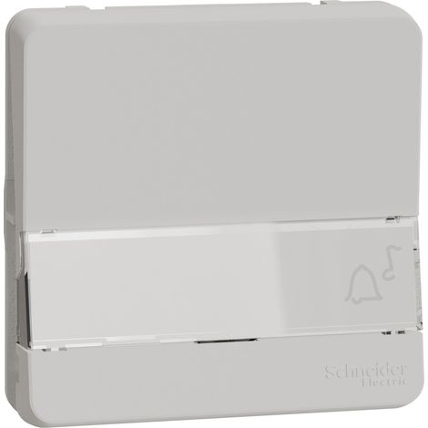 Schneider Electric – Bouton d'arrêt d'urgence composable blanc – IP 55 – Montage en saillie ou encastré – Tenue aux chocs IK 08 – Pour espaces confinés