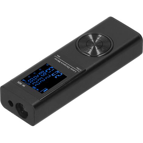 W-60X Infrarot-Laser-Entfernungsmesser, Hand-Entfernungsmesser, Messgerät, Schwarz, 0,05–60 m (1/5)