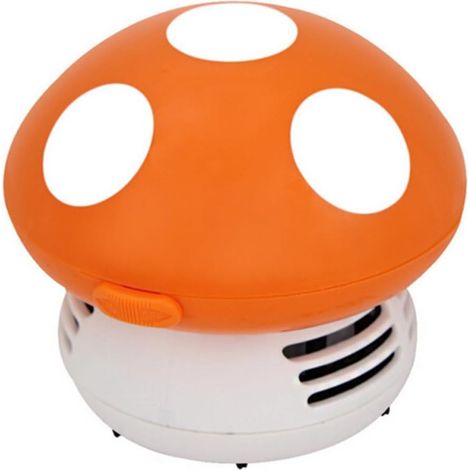 Mini Aspirateur de Bureau de Champignon Portable, Silencieux et Léger en Abs, Nettoyage des Tables et Plans de Travail (1/4)
