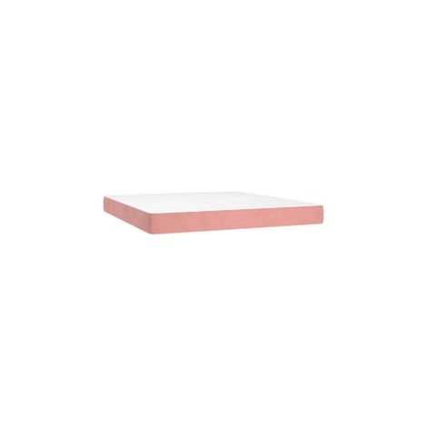 Matelas de lit à ressorts ensachés Rose 160x200x20 Velours (1/5)