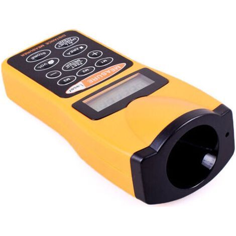 Multi-Function Ultrasonic Rangefinder LCD Display Distance Meter with Laser Pointer Digital Distance Meter for Home Use (1/3)