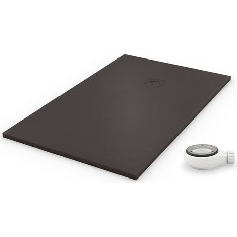 Piatto doccia Extra Slim in resina PRO Antracite Ral 7016 90x80