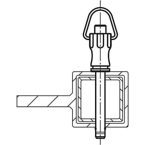 KIPP Kugelsperrbolzen Form B 10mm 20mm Griffmulde Ring (1/3)