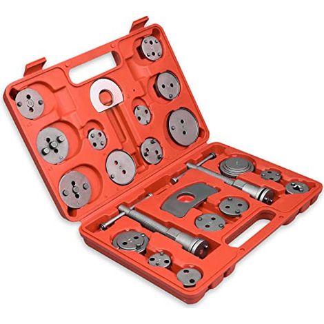 Naizy – Coffret repousse piston étrier de frein 23 pièces – Acier au carbone – Sac de transport – Compatible toutes voitures (1/5)