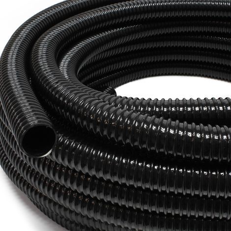 Tuyau d'arrosage flexible 5 m – Ø 25 mm – Spirale renforcée en PVC – Pour drainage et nettoyage d'étangs (1/4)