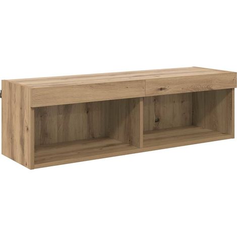 Maison Exclusive - TV-Wandschrank Artisan-Eiche 100 x 30 x 30 cm