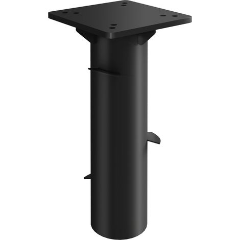Socle en béton pour parasol, socle pour parasol à bras, compatible avec les parasols à bras de 113/92 mm, contrepoids pour parasols de balcon, terrasse ou jardin, gris foncé