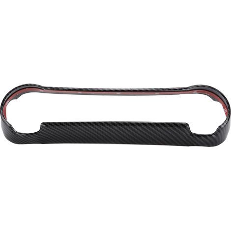 Couvercle de panneau de climatisation de commande centrale, cadre de garniture en Fiber de carbone, décor de remplacement pour RAV4 2019 2021 (1/5)