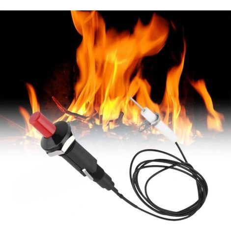 Allumage Piézo . Allumeur à Bouton Poussoir. Professionnel PP Plastique Allumeur Piezo d'étinc Avec 1 m Cable pour Foyer Au Gaz. Allumeur. Briquet Cuisine En Cér (1/4)