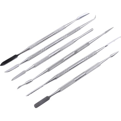 Kit de 12 outils dentaires en acier inoxydable pour sculpture de cire, bijouterie et laboratoire (1/5)