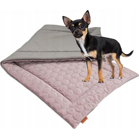 Tappetino double-face per gabbia per cani 120x60 cm Ukory ROSA (1/5)