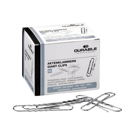 Durable - Heftklammern (verzinkt, rund, 77 mm, 100 Stück) (1/2)