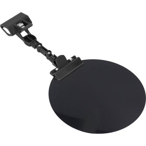 Panneau occultant soudure sans teintes auto ajustable à clipser 18cm rond plaque anti-lumière pour soudure TIG noir (1/5)