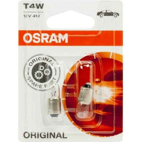 Bombilla para Automóvil OS3893-02B Osram OS3893-02B T4W 4W 12V (2 Piezas) 4050300647609 S3700350 Osram (1/2)