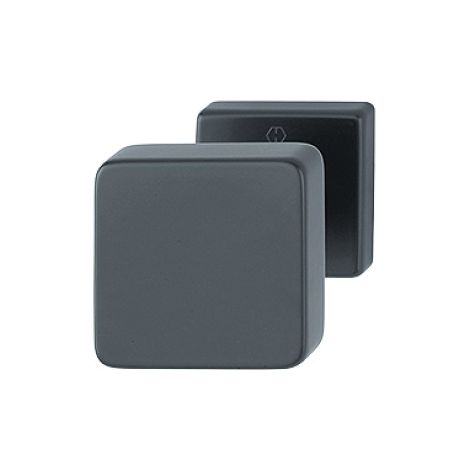 POMO FIJO PUERTA CUADRADO M:43H/843 F-9 ACABADOS NEGRO