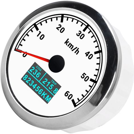 Compteur GPS 3-en-1 60km/h Indicateur de Vitesse COG Distance et Kilométrage Total pour Bateau Voiture Camion (1/5)