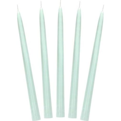 Bougies coniques à la sauge, 24 cm, 10 pièces.