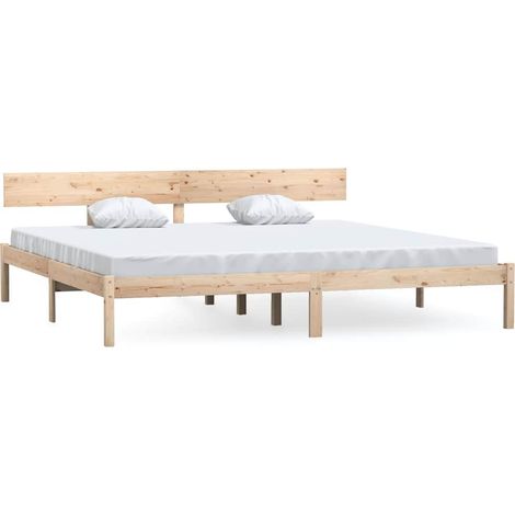 Maison Exclusive - Estructura de cama sin colchón madera maciza 2