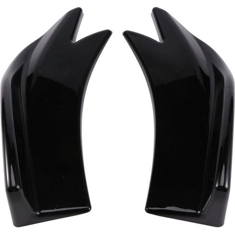 Spoiler posteriore universale per paraurti auto da 27 cm, diffusore anticollisione stile canard, copertura splitter angolare con labbro