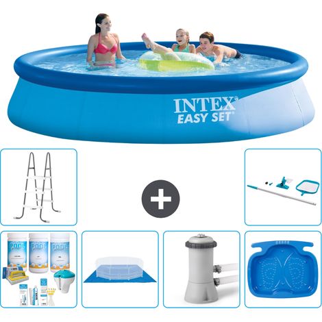 Intex Piscina Easy Set Rotonda - 396x84 cm - 7-pezzi S20901 (1/5)
