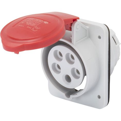 Gewiss Unterputzdose 3P+N+E 16A IP44 rot 380V GW62210H (1/2)