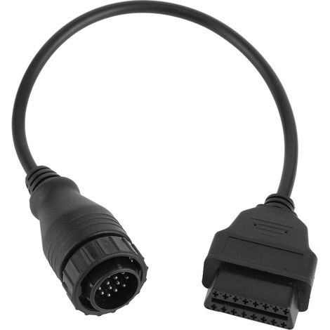 Outil D'inspection D'adaptateur de Câble de Diagnostic de pour OBD Voiture en Plastique Noir. (1/5)