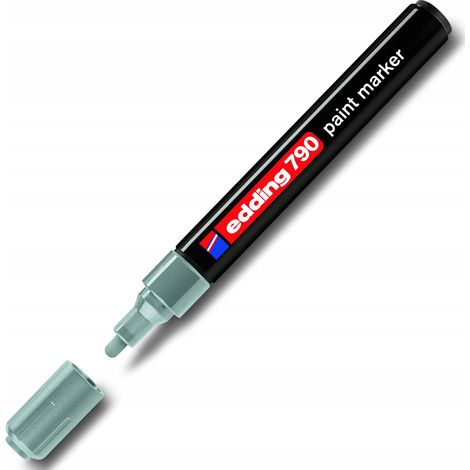 Pennarello a olio Edding 790 rotondo color argento