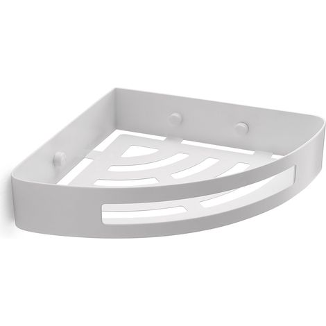 GEDY 24790200000 NERVA Porta objetos de ducha angular blanco mate - ref: 24790200000 (1/2)